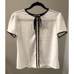 Bow tie blouse